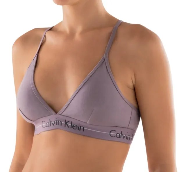 Top Nadador Calvin Klein Sem Bojo Cotton Algodão Feminino