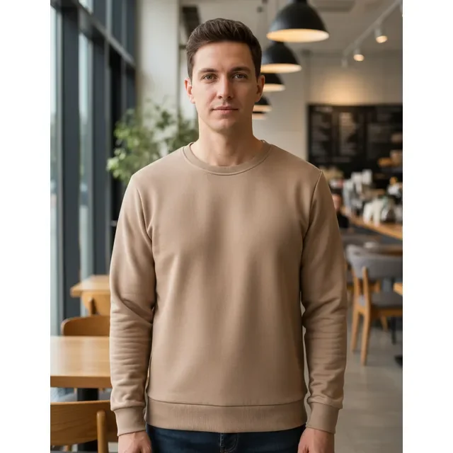 Moletom Blusa Frio Unissex Gola Redonda Careca Liso Promoção