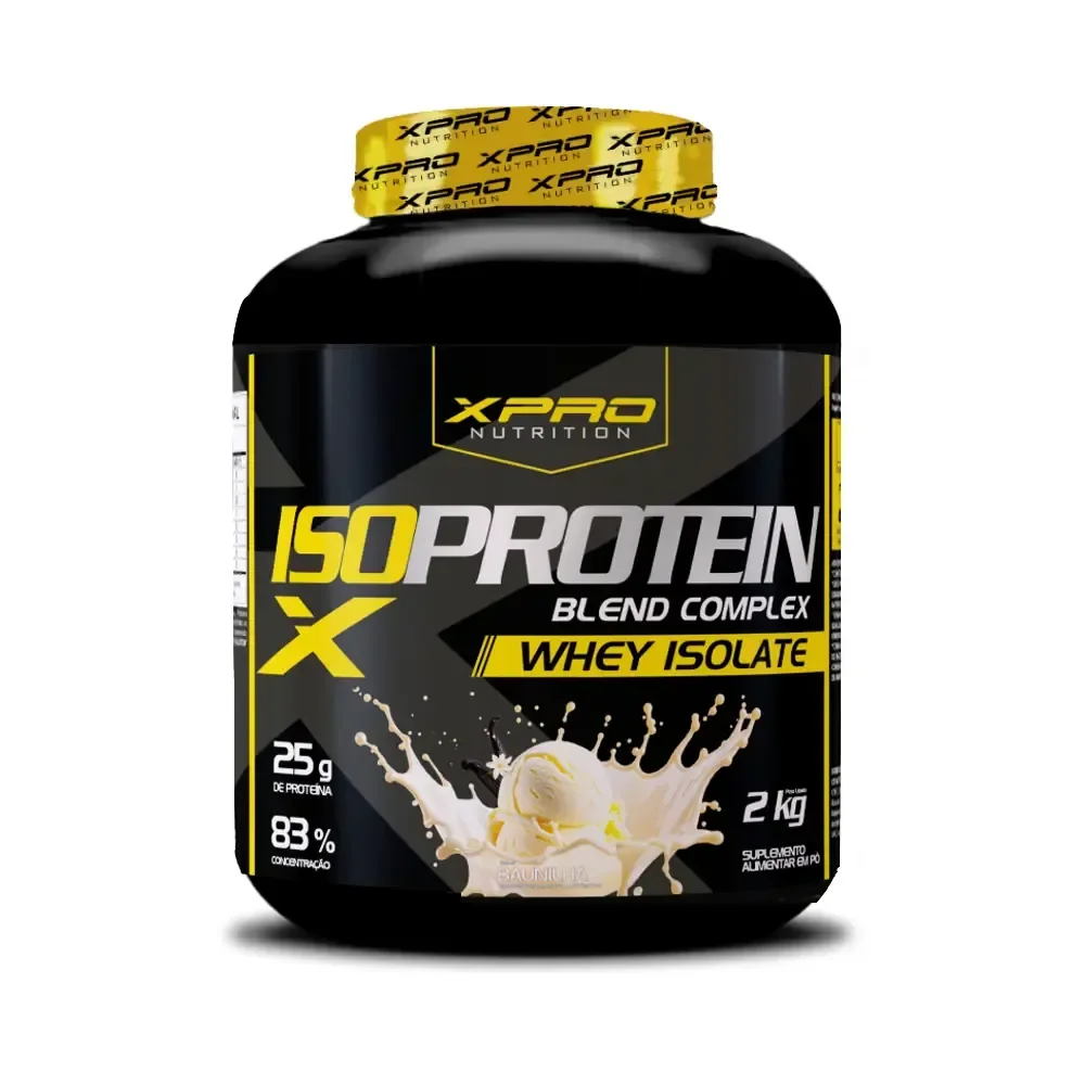 Whey Protein Isolado Iso Blend Complex Zero Açucar Low Carb Baunilha 2kg - Xpro Nutrition