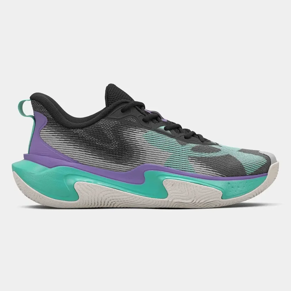 Tênis Masculino Layup Under Armour Black/purplhebe/grenmod Liso 40 Br