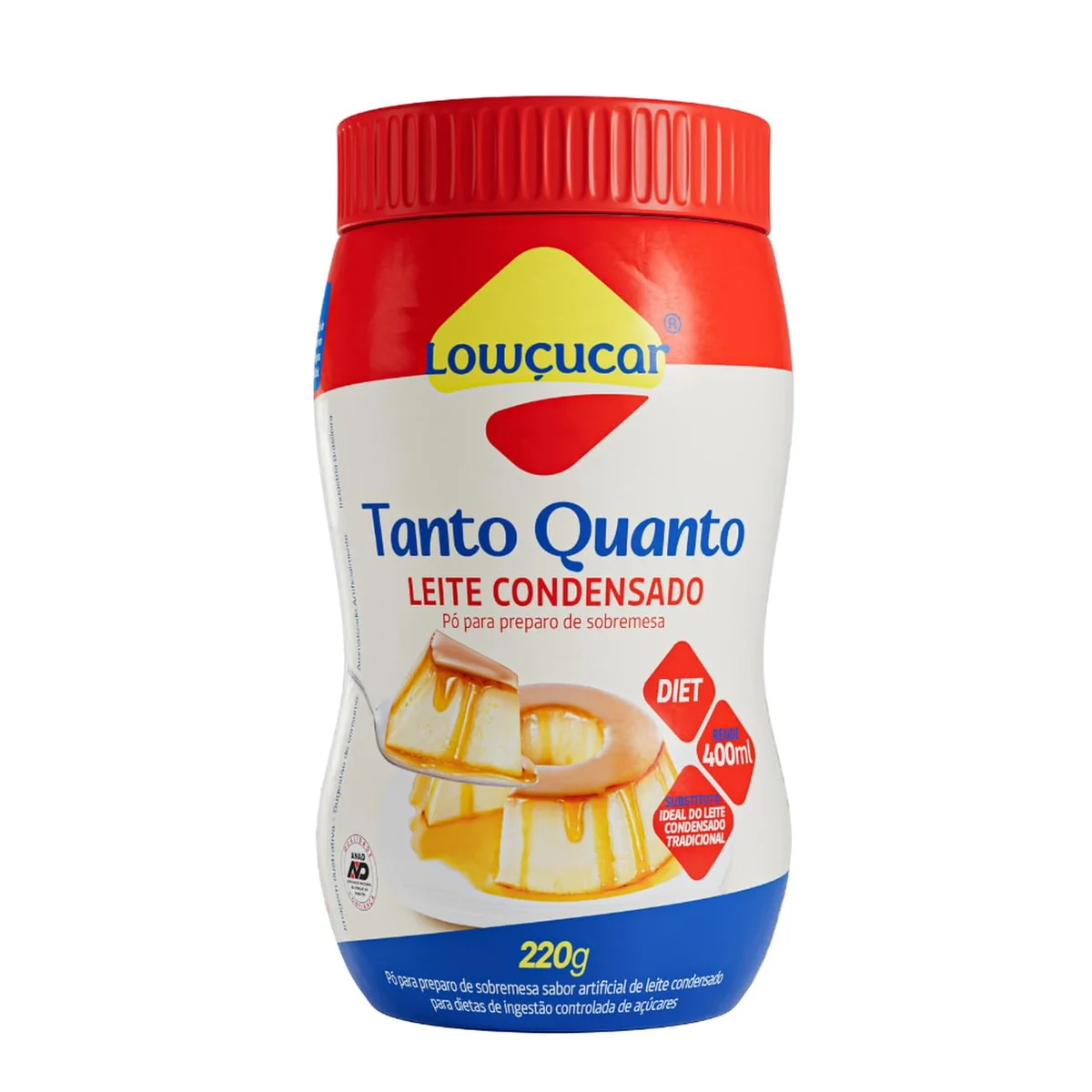 Leite Condensado Lowçucar 220g: Sabor tão irresistível quanto a versão tradicional, mas com menos açúcar para uma opção mais saudável