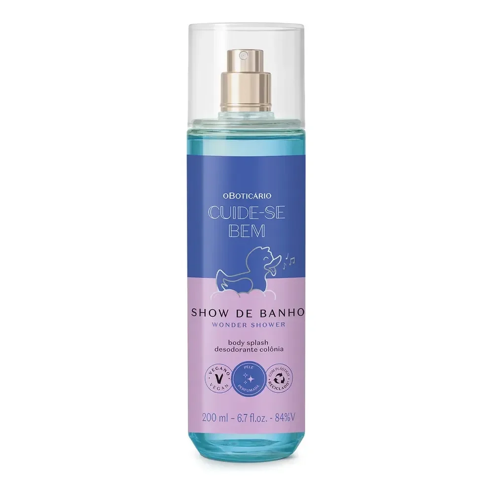 Body Splash Desodorante Colônia Cuide-se Bem Show De Banho 200ml