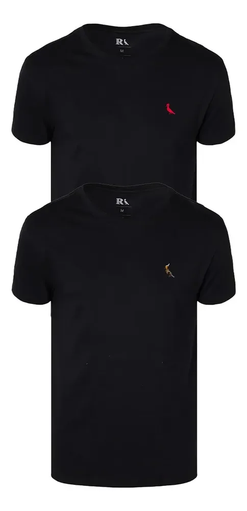 Kit 2 Camisetas Reserva Cerveja E Meme Preto P