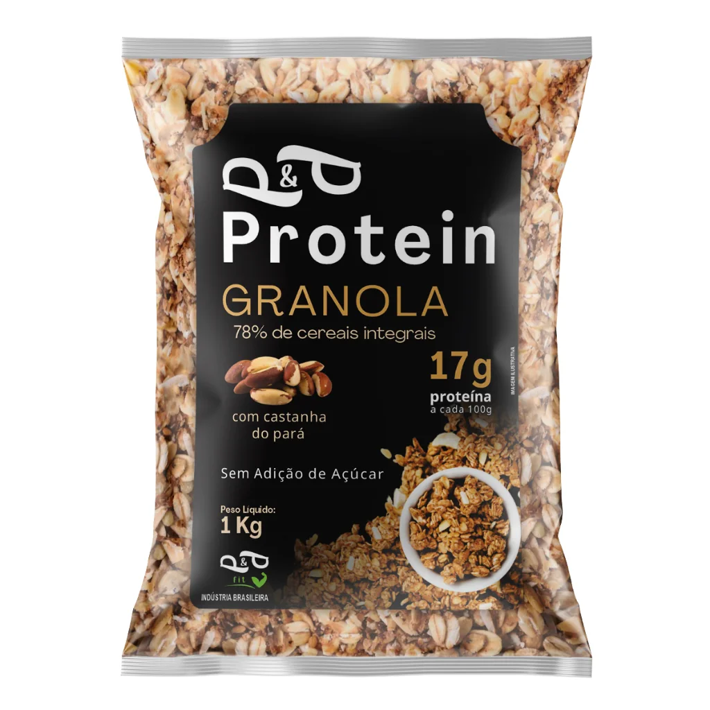 Granola P&P Protein Vegana Proteica Proteina 1Kg