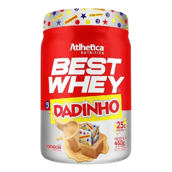 Best Whey Gourmet 450g Atlhetica Nutrition Whey 3w Sabor Dadinho
