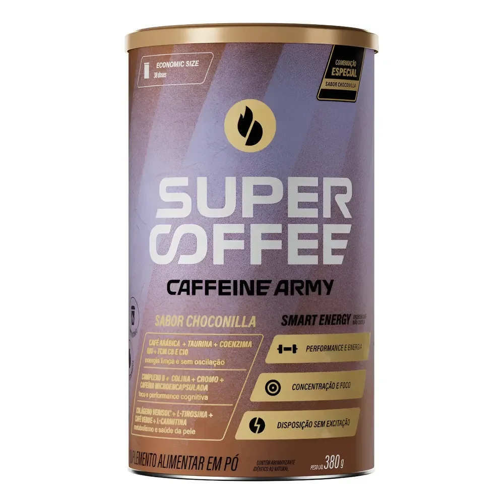 Supercoffee 3.0 Size (380g) Energia/foco - Caffeine Army Sabor Choconilla