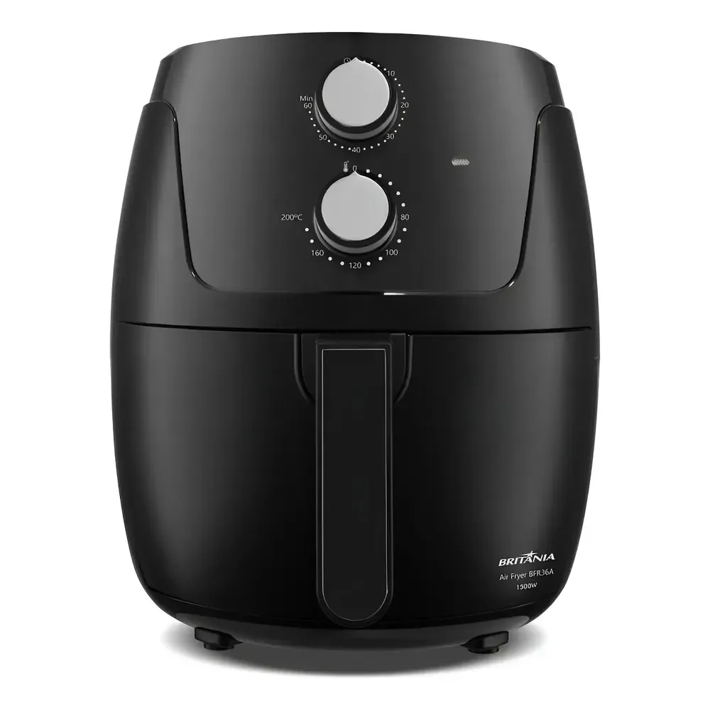 Fritadeira Elétrica Britânia Bfr36a Silverstone 4,2l 1500w - Preto 220v