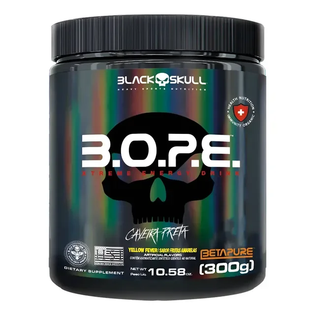 Pré Treino Bope (300g) - Black Skull