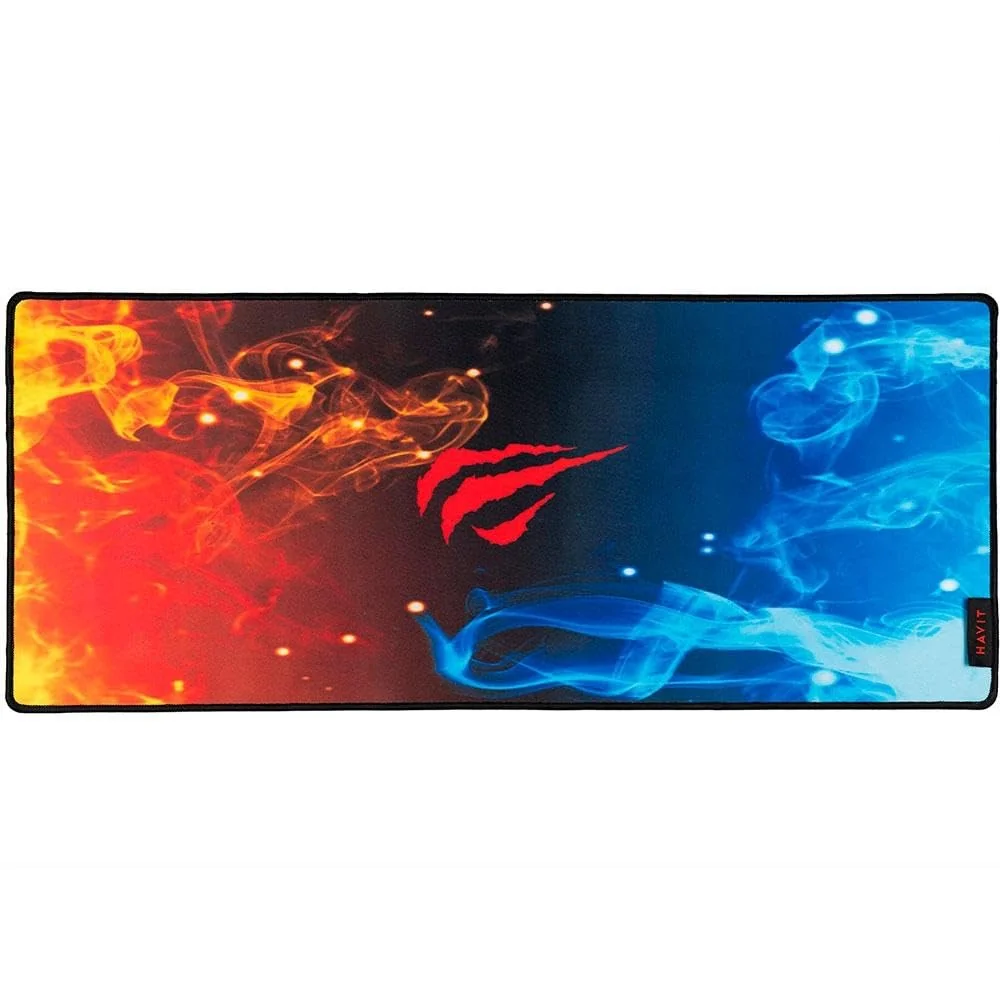 Havit Mouse Pad Gamer MP845 - Grande - 700 x 300 x 3 mm, Superfície Jacquard Premium, Base de Borracha Antiderrapante, Costurado