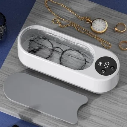 Máquina De Limpeza Ultrassônica Alta Frequência Vibração Wash Cleaner Lavar Jóias Óculos Relógio De Lavagem Pequeno Anel