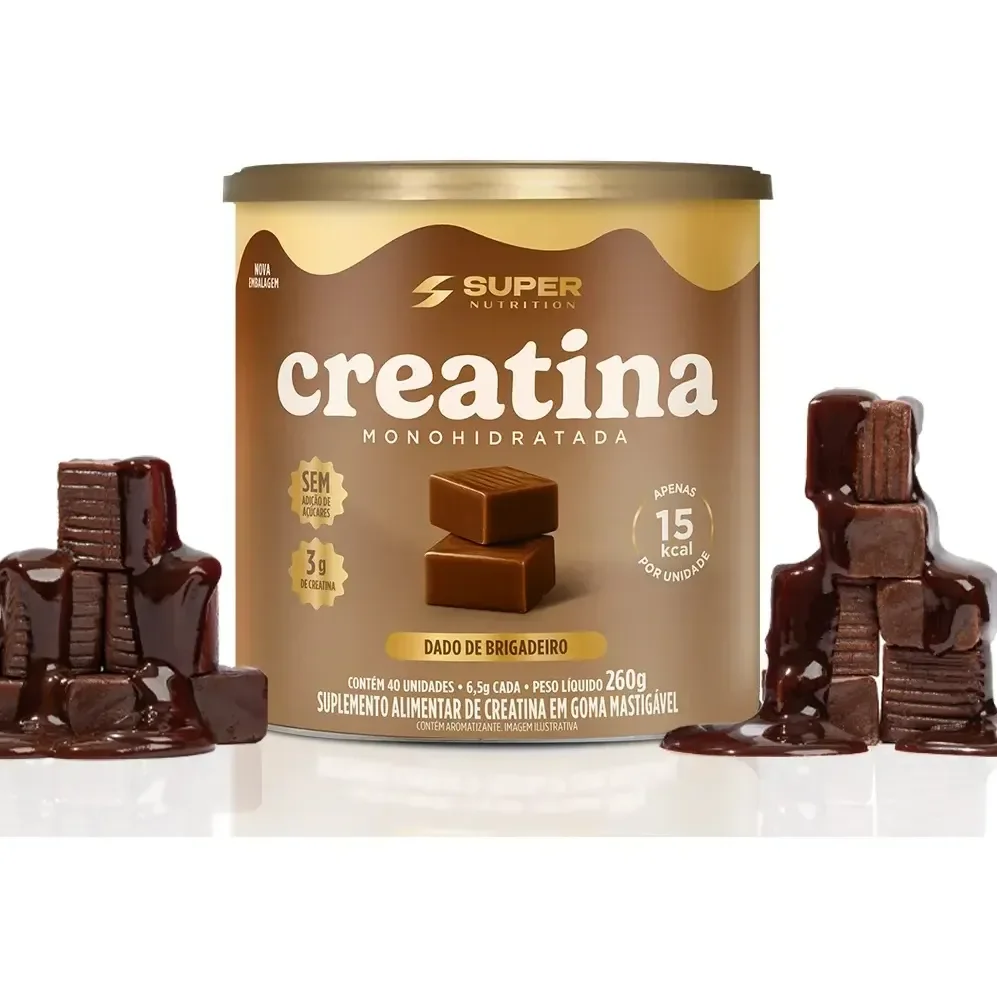 Creatina Brigadeiro Super Nutrition Dado Creatina 260g