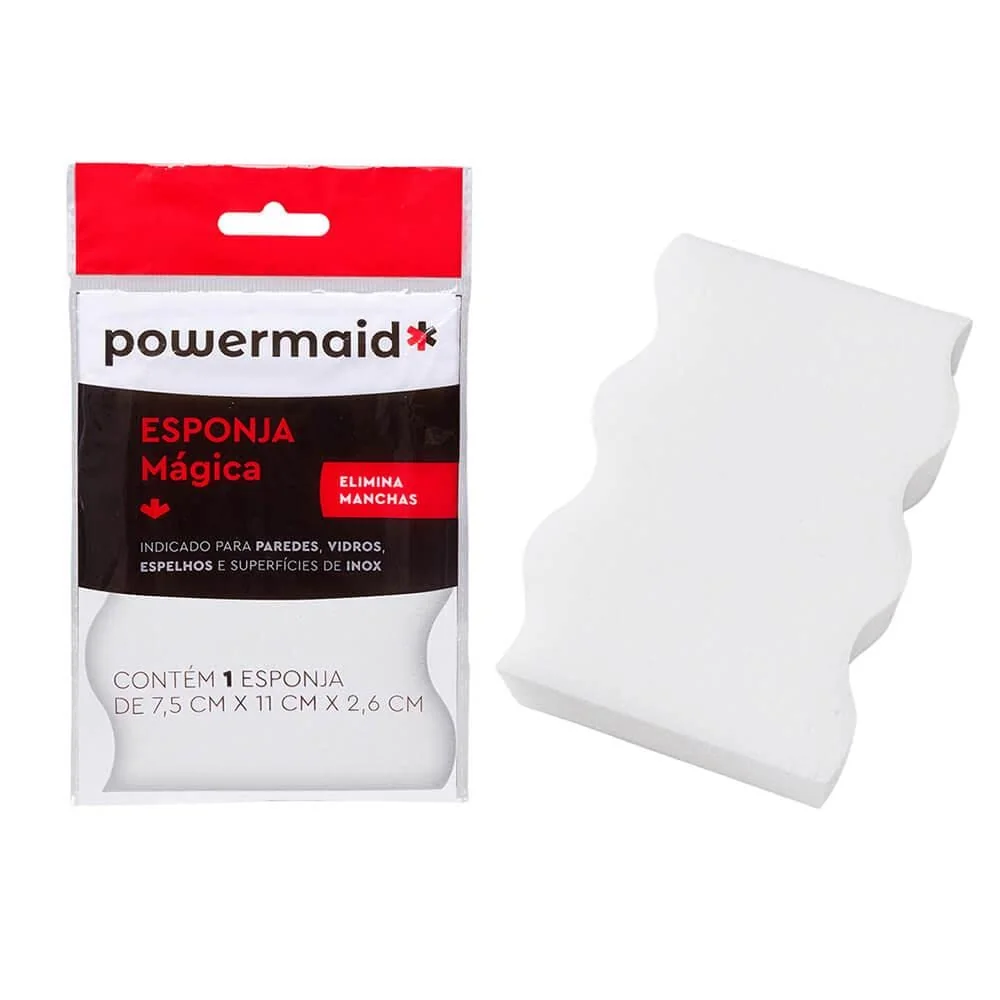 Powermaid Esponja Mágica - 1 unid - Poliuretano