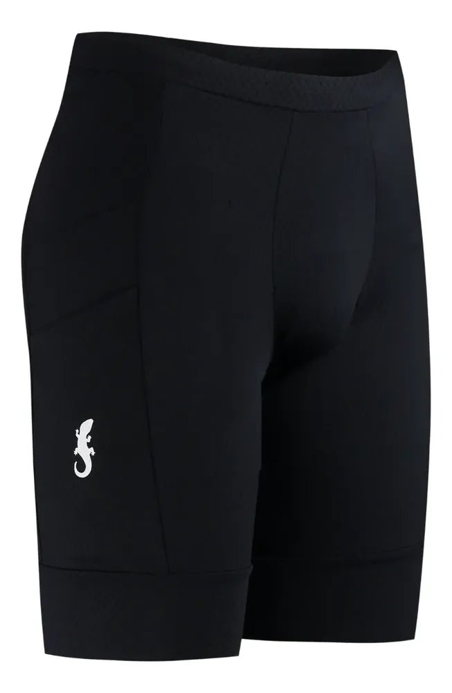Bermuda Long Run De Compressão Para Corrida Com 5 Bolsos Preto P