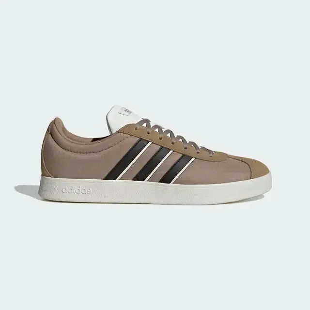Tênis Masculino Vl Court Base adidas Blacar/cblack/owhite Liso 42 Br