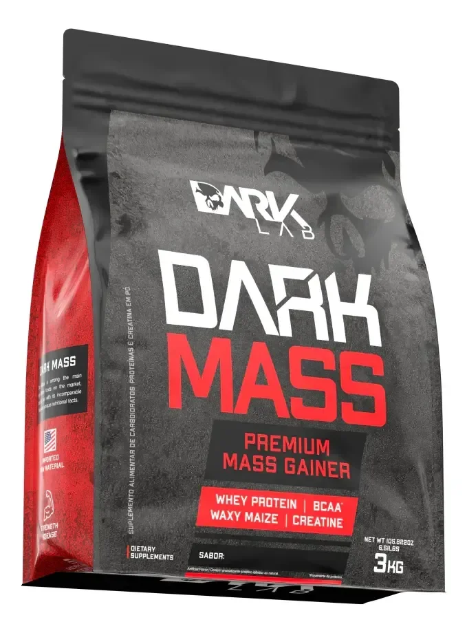 Hipercalórico Dark Mass 3kg Dark Lab Sabor Cookies
