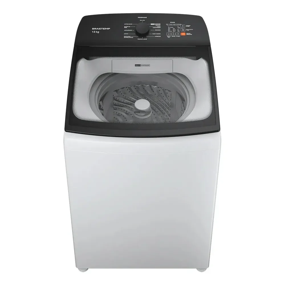 Máquina De Lavar Brastemp 13kg Branca Com Ciclo Tira Manchas Branco 127v