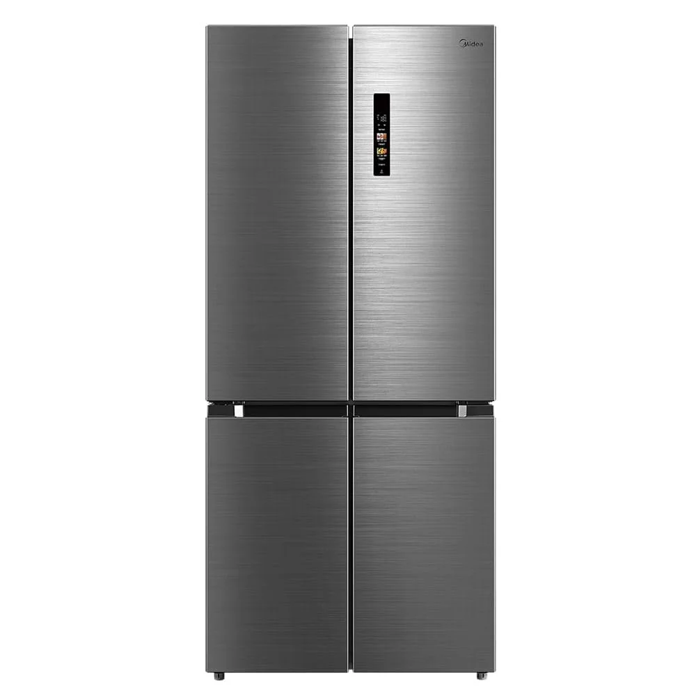 Geladeira Frost Free 4P 474L Inverter Smart cor Inox Midea MD-RF691FGD463 - Bivolt