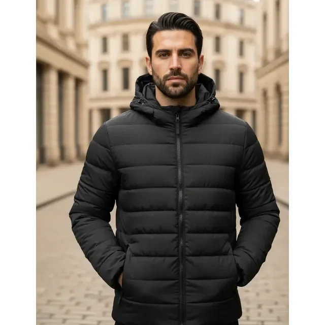 Jaqueta Puffer De Frio Intenso Blusa Impermeável Inverno