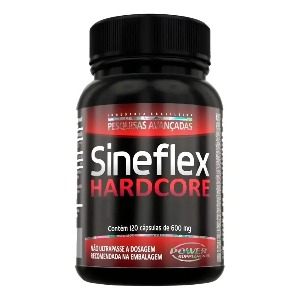 Sineflex Hardcore 120 Cápsulas - Sanibras Sem Sabor