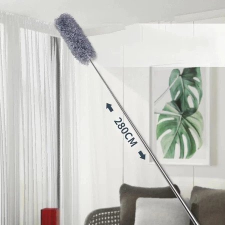 Espanador 280 Centímetros 2,8 Metro Ajustável Telescópica Dobra Duster Escova De Limpeza De Poeira C