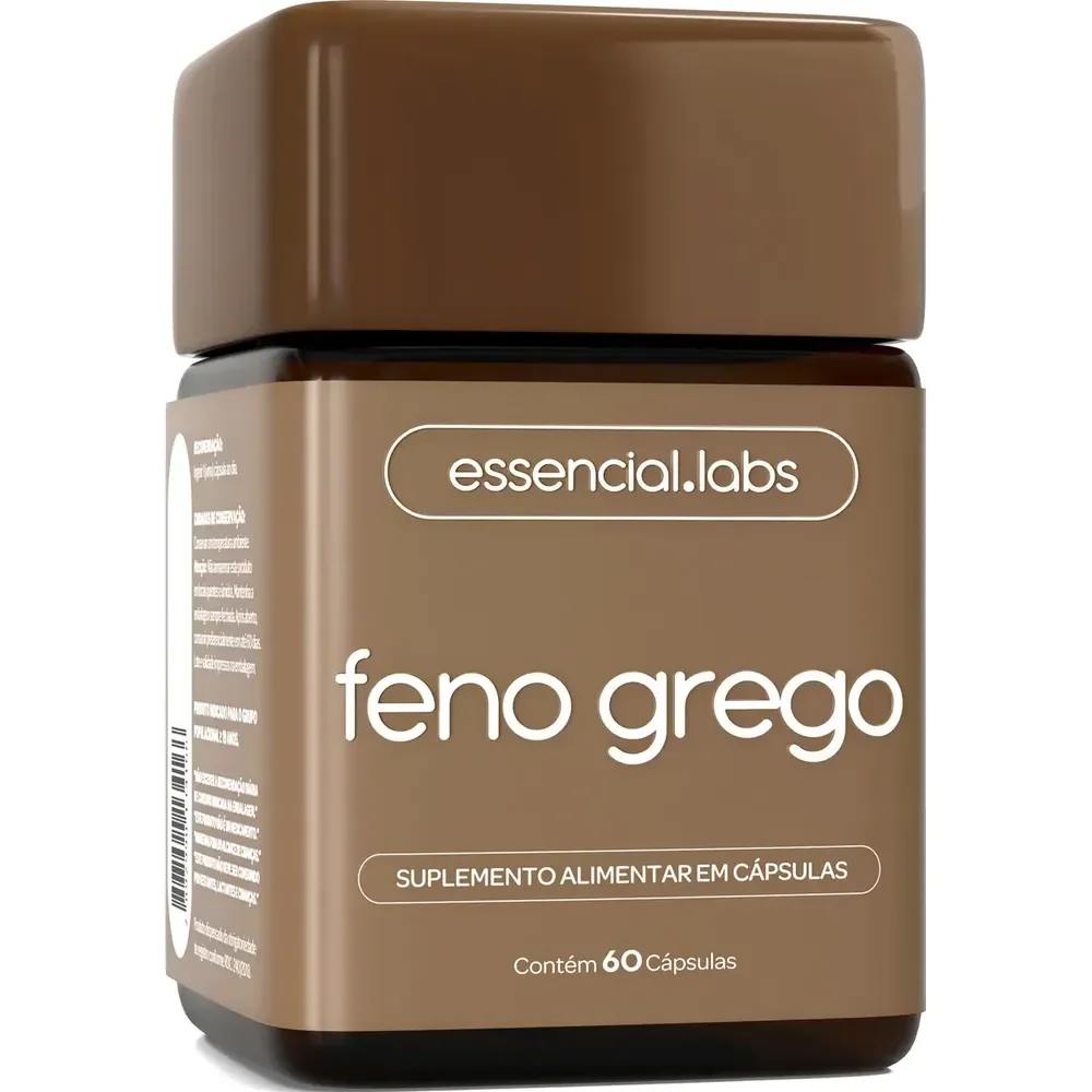 Feno Grego 450mg - Fórmula Avançada Com Máxima Concentração E Pureza - 60 Cápsulas Sem Sabor