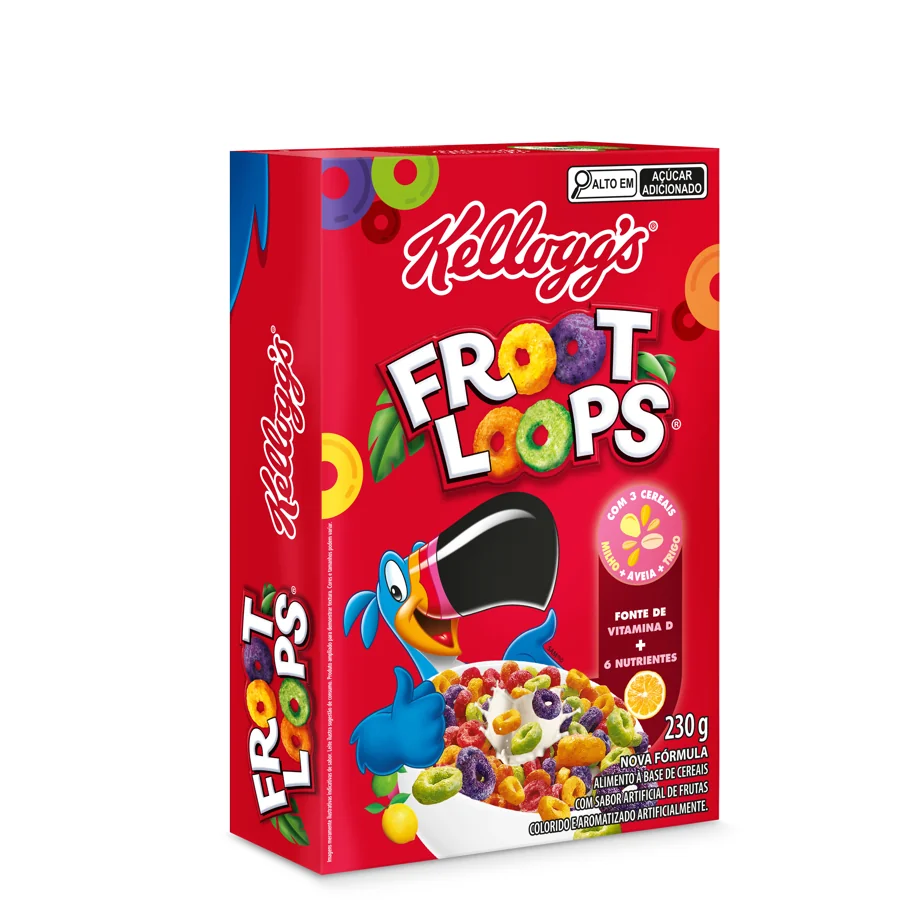 Cereal Froot Loops® sabor de Frutas Kellogg's® 230g