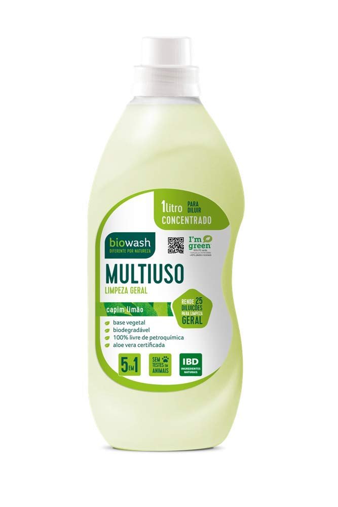 Biowash Bw Concentrado Multiuso Capim Limão 1L