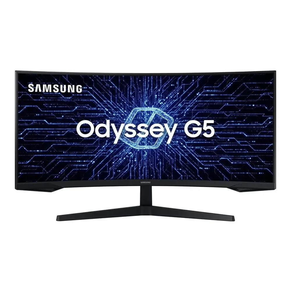Monitor Gamer Samsung Odyssey G5 34  Ultrawide 165hz 1ms Hdr10 Hdmi Freesync Premium Preto 127/220v