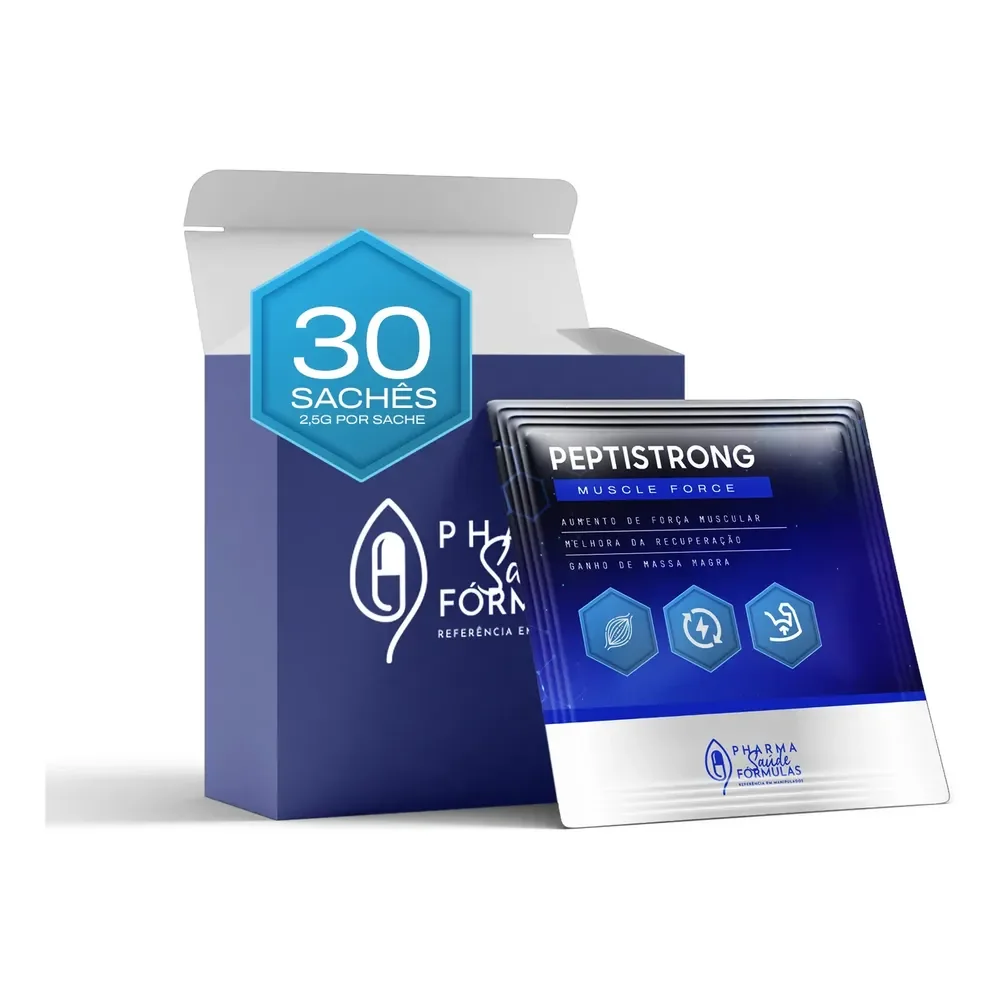 Peptistrong 2,4g 30 Sachês Sem Sabor