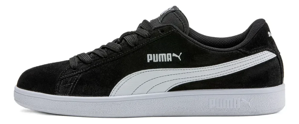 Tênis Smash V2 Puma Preto E Branco 41 Br