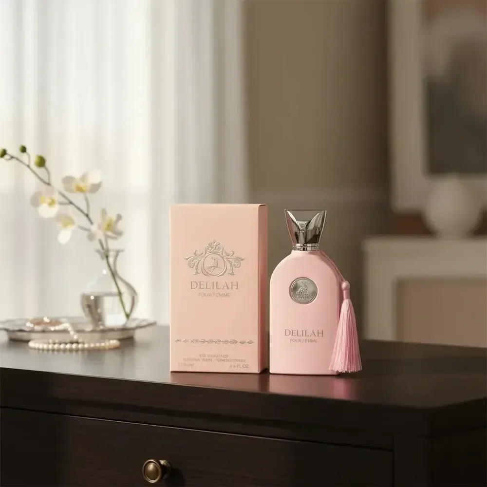 Perfume Árabe Delilah Maison Alhambra Eau De Parfum 100 Ml color rosa