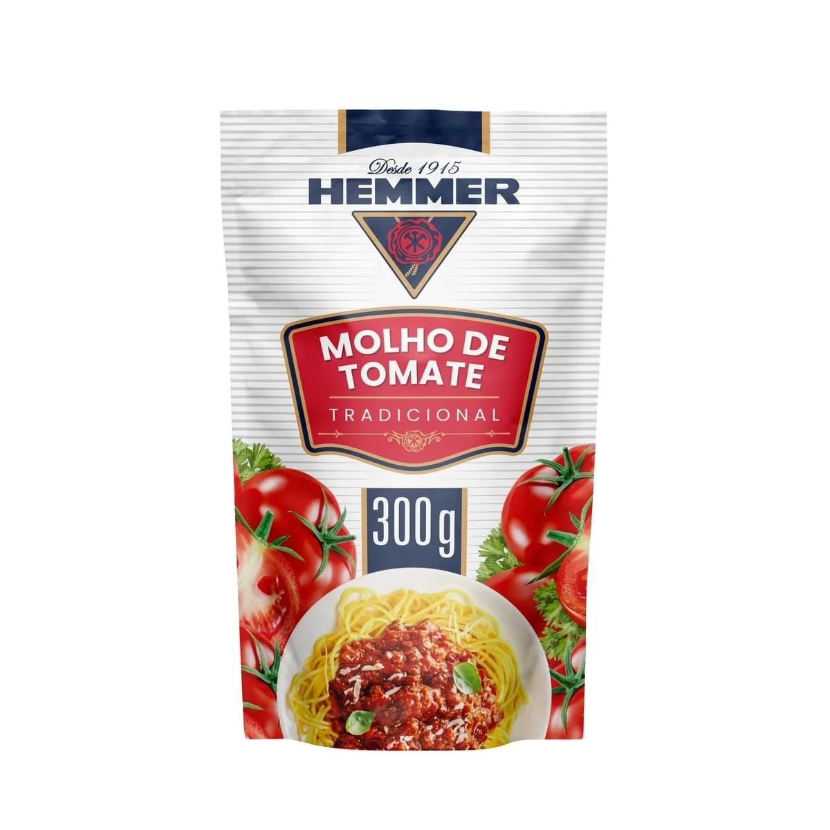 Hemmer Molho De Tomate Tradicional 300G