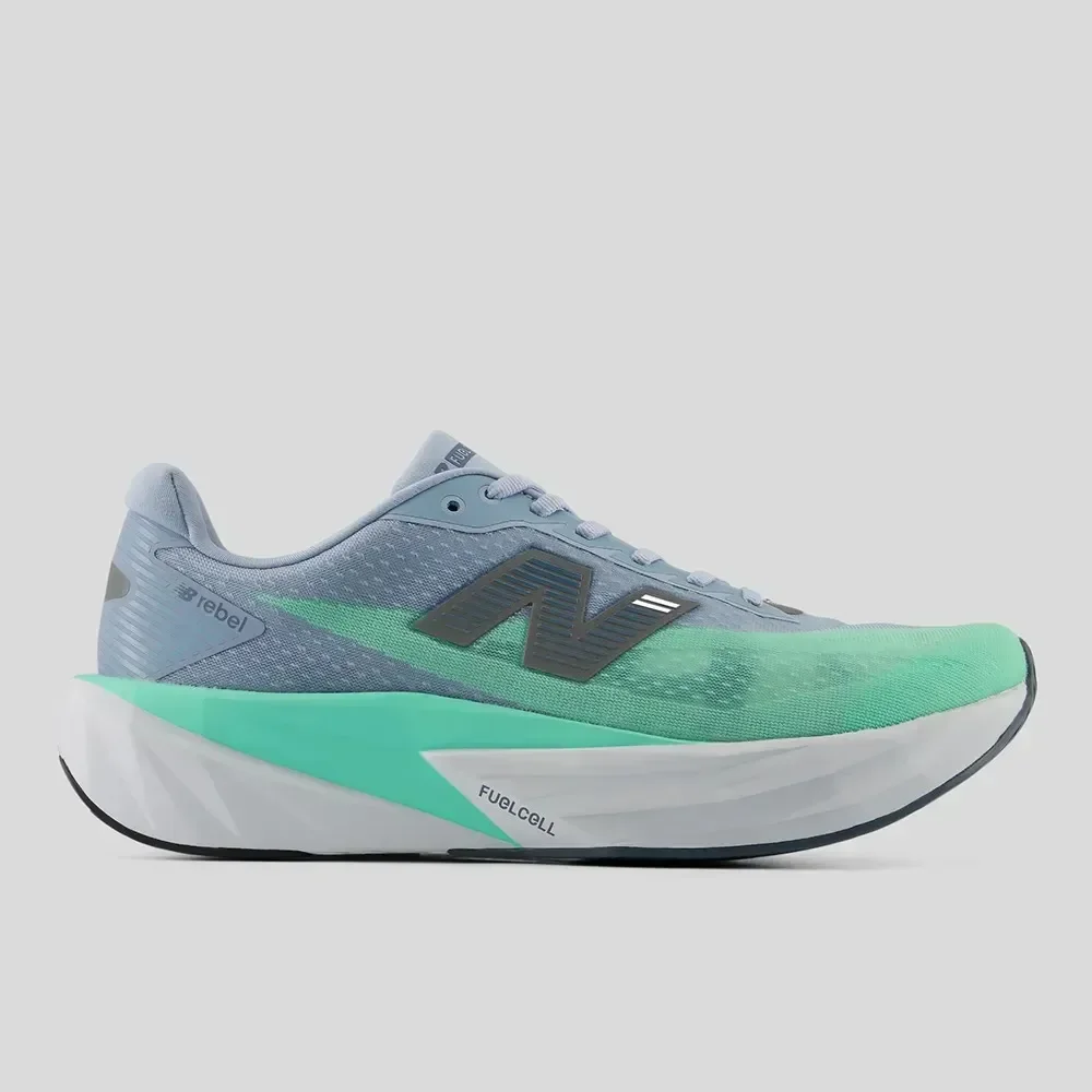 Tênis New Balance Fuelcell Rebel V5 Cinza Verde Masculino Cinza Claro-verde Liso 44 Br