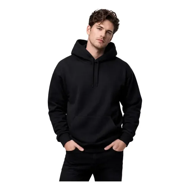 Blusa De Frio Moletom Estilo Canguru Com Capuz  Bolso Macio