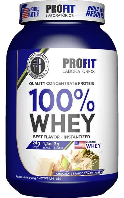 100% Whey Protein Concentrado Creatina Bcaa Profit Labs