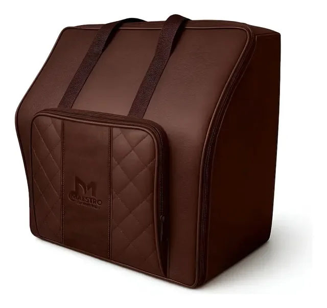 Bag De Acordeon 80 Baixos Em Couro Ecológico Maestro Custom