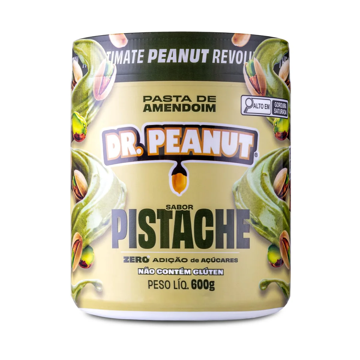 DR. PEANUT PASTA DE AMENDOIM PISTACHE 600G COM WHEY PROTEIN