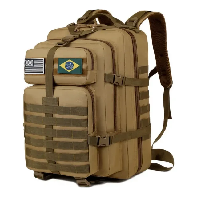 Mochila Tática Impermeável Militar Reforçada Grande 50litros