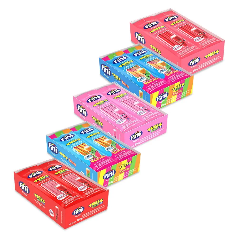 Kit Amo Tubes 60 pacotes de 15g cada - FINI