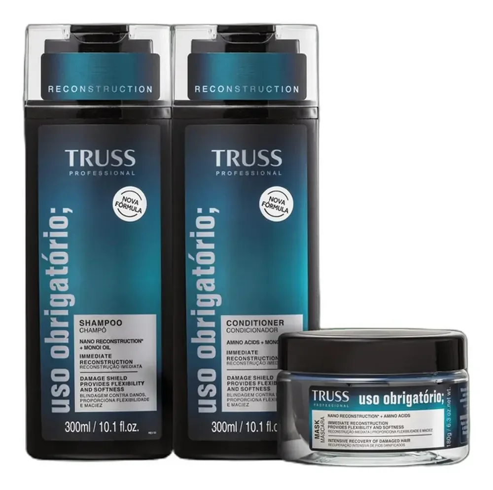 Kit Truss Uso Obrigatório Reconstruction  Trio (3 Produtos)