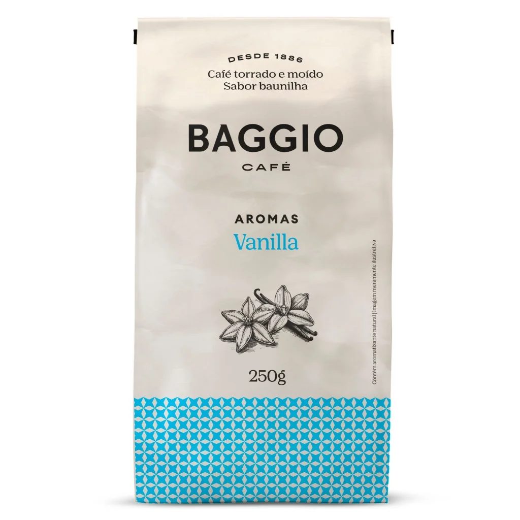 Baggio Café - Café Torrado e Moído Aromas Vanilla 250g