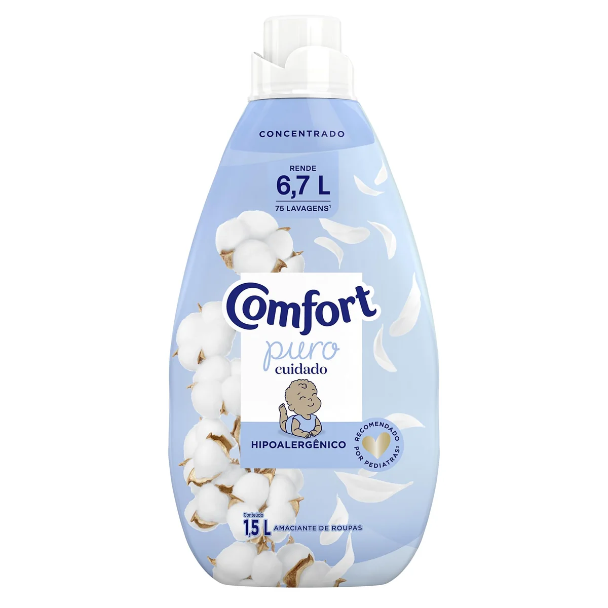 Comfort Amaciante Concentrado Puro Cuidado 1,5L