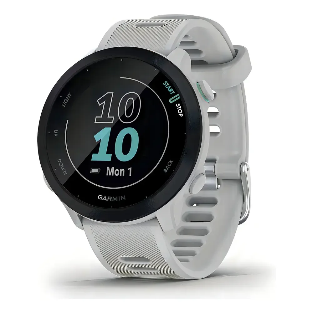 Relógio Garmin Forerunner 55 Branco Gps Esportivo