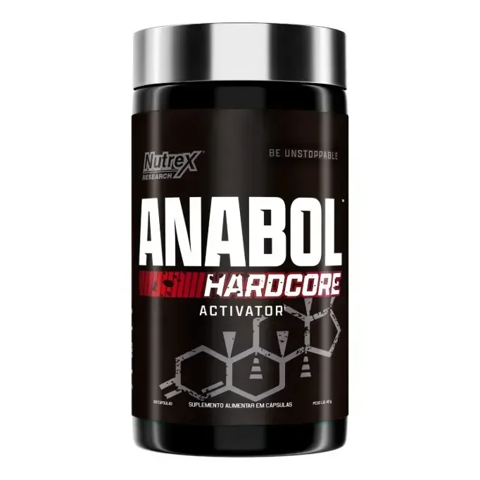 Suplemento Em Cápsulas Aminoácidos Premium Anabol Hardcore Activador Nutrex Research Sem Sabor Sem Sabor