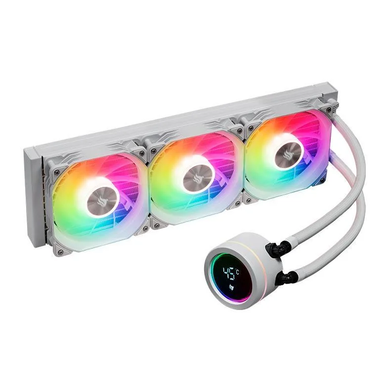 Water Cooler Pichau Aqua 360X, ARGB, 360mm, Branco, PCH-AQA360X-WH01