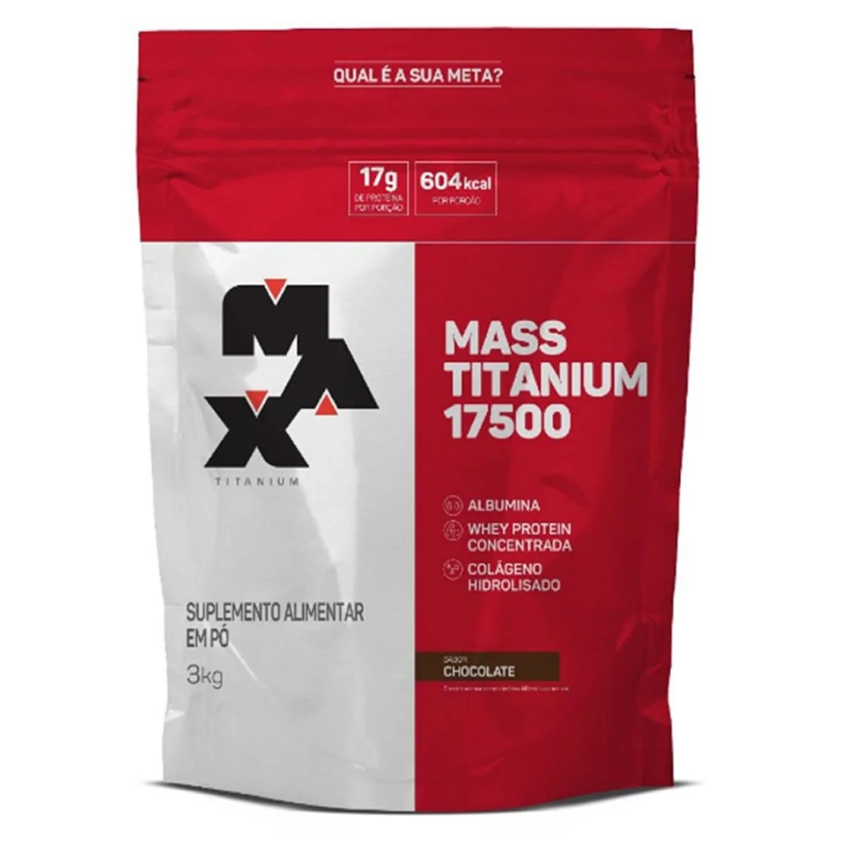 Mass Titanium 17500 (3kg) - Sabor Chocolate