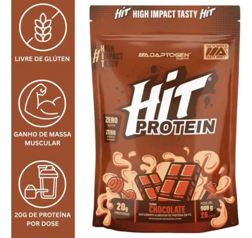 Whey Protein Adaptogen Hit Chocolate proteína