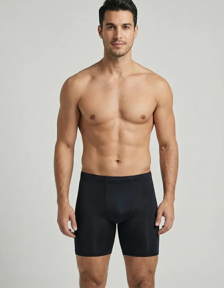 Bermuda Térmica Masculina Esportiva Corrida, Academia Treino Preto Liso G
