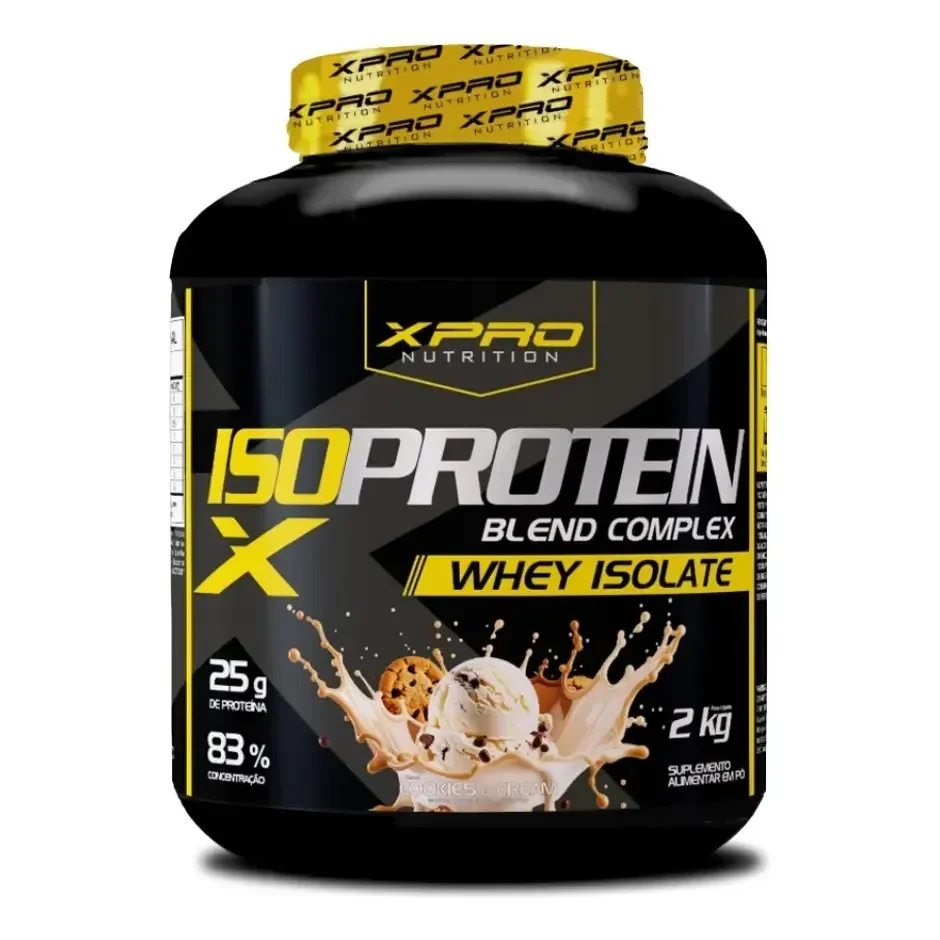 Whey Protein Cookies Iso Blend Complex 2kg Zero Açúcar - Xpro Nutrition Biscoitos