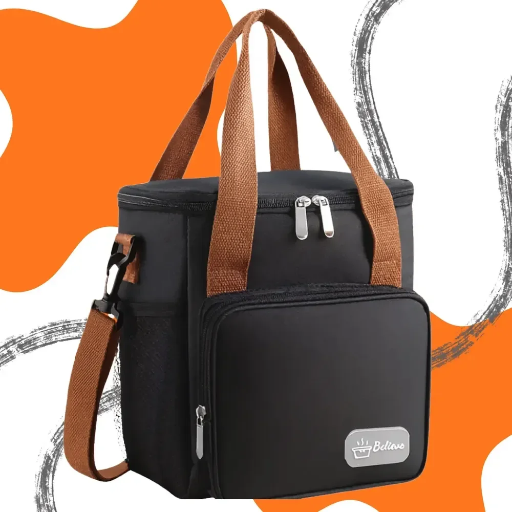 Bolsa Térmica Tche Amo de 12L para Marmita e Bebidas com Alça